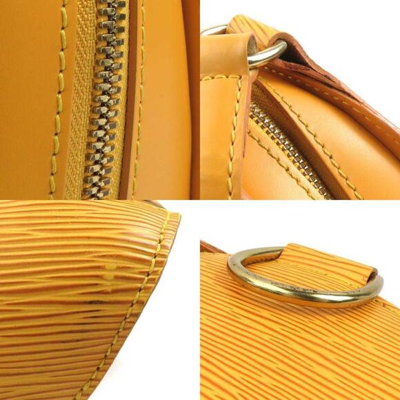 LOUIS VUITTON Yellow Leather Backpack - Picture 4 of 5